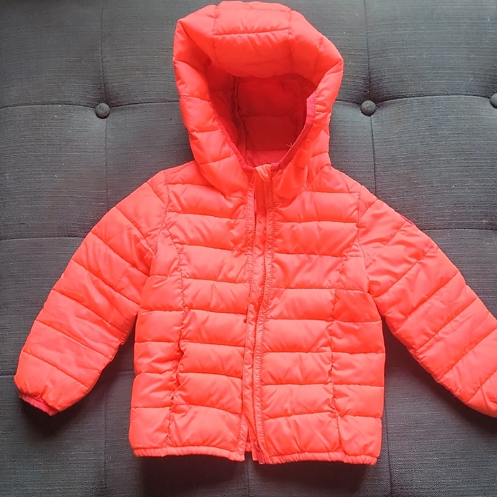 Bright Pink Puffer Jacket